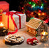 Sakolla Gingerbread House Cookie Cutter Set (Set of 10) - 3D Christmas Cookie Cutters with Gift Box