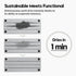 Razborci Counter 10" 4" Fast Stone Drying Tray Diatomite Sponge Holder Mat, Kitchen Sink Organizer Sink Caddy, Kitchen