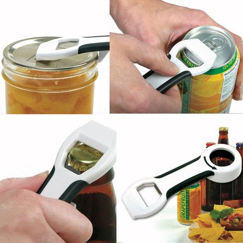 NORPRO 450 Grip-EZ 4 in 1 Can Bottle Opener - Kitchen Tools for Canning & Beer Tabs