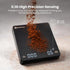 2kg/0.1g Mini Coffee Scale with Timer, Maestri House Rechargeable Espresso Scale, Accurate Scale for Espresso