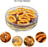 Air Fryer Racks, Three Stackable Dehydrator Racks, 304 Stainless Steel Basket Toast Rack for 4.2-5.8QT Air Fryer