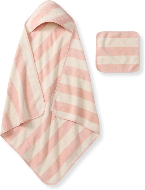 Burt's Bees Baby Hooded Woven Terry Towels Organic Cotton, Unisex Bath Essentials,
