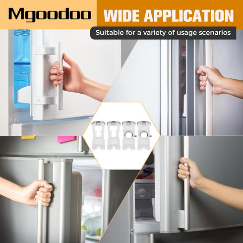 DA61-07540A Freezer Door Handle Support Kit, Refrigerator Replacement Handles Compatible with Samsung AP5578979