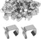 EATAKWARD 150 PCS Christmas Lights Gutter Hooks, 0.8'' x 0.6'' Galvanized Holiday Lighter