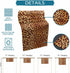 PIEPLE 108 inche Leopard Print Table Runner-Cotton linen-Long Cheetah Print Dresser Scarves,Animal Tablerunner