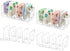 4 Pack Clear Acrylic Kids Shoe Rack for Closet Organizers and Storaget,