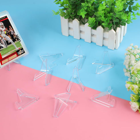 28 Packs Card Display Stand for Sports Cards, Trading Card Stand, Acrylic Material, 2.1 Inch Tall