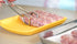 10-Inch Heavy Duty Stainless Steel Kitchen Tongs - Non-Slip Comfortable Red Grip for BBQ and Cooking