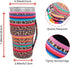 Reusable Iced Coffee Cup Sleeve, Neoprene Insulated Sleeves for 30oz - 32oz Tumbler Cups, Rainbow-Leopard