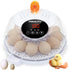 TWIZMO Egg Incubator for Hatching Chicks, Holds 12 Eggs, Automatic Egg Turner with