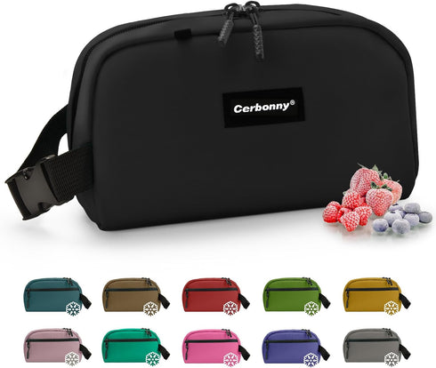 Cerbonny Small Cooler Bag Freezable Lunch for Work School Travel,Leak-proof Bag,Small Insulated