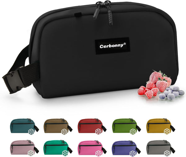 Cerbonny Small Cooler Bag Freezable Lunch for Work School Travel,Leak-proof Bag,Small Insulated
