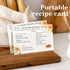 Premium Double-Sided Recipe Cards 4x6, Set of 60 (Daisy) for Wedding, Bridal Shower, Housewarming