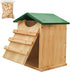 PROLEE Owl House,Owl Nesting Box for Outside with Mounting Screws and Wood