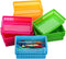 DEAYOU 16 Pack Classroom Storage Baskets - Colorful Plastic Organizer Bins for Home School Office