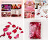 100 Grams Natural Real Red Rose Flower Petals Dried Rose Petals for Foot Bath Body Bath SPA Wedding Confetti Decoration