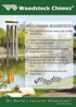 Woodstock Wind Chimes of Mars, 17" Bronze Small Light Sound Wind Chime Décor for Outdoor Garden