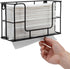 MyGift Wall Mounted Paper Towel Holder - Bathroom Folded Paper Towel Dispenser