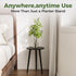 Leaf&lull Tall Plant Stand Indoor Black Plant Table for Large Plants Wooden Plant Stool Plant Holder for Living Room