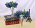 4 DS. DISTINCTIVE STYLE Artificial Blueberries Pieces Lifelike Faux Fruit Berries Fake Flowers for Decoration (Blue)