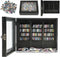 TABTAG Anxiety Bookshelf - Shake Off Your Anxiety,Miniature Display Shelf,Contains 240 Miniature Book