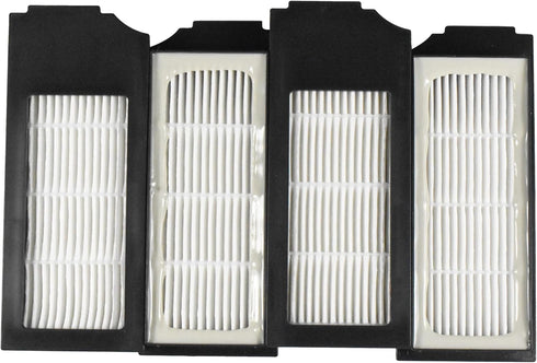 HQRP 4-Pack Replacement Filter for Ecovacs Deebot X1 Omni / X1e OMNI / X1 Plus / X1 Turbo Robot Vacuum Cleaner