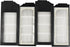 HQRP 4-Pack Replacement Filter for Ecovacs Deebot X1 Omni / X1e OMNI / X1 Plus / X1 Turbo Robot Vacuum Cleaner