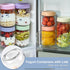 16oz 6 Pack Overnight Oats Containers with Lids, Wide Mouth Mason Jars with Lids, Glass Jars with Airtight lid for Chia