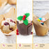 Tulip Cupcake Liners - 200pcs Muffin Liners for Baking, Sturdy, Greaseproof, Easy to Use, Beige White Brown
