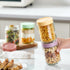 16 oz 6 Pack,Mason 16 oz 100% Danmu Overnight Oats Containers with Lids,Meal Prep Containers Jars with Lids