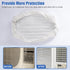 Little World Indoor Air Conditioner Cover, White Double Insulation Cover for Window AC, 28 x 20 x 3.5 Inches