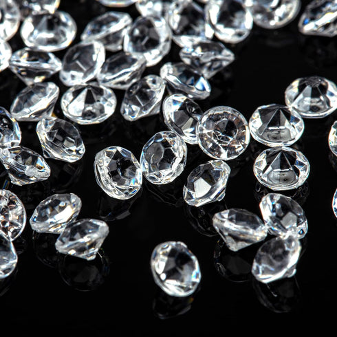 FUTUREPLUSX Fake Diamonds - 10000 PCS Mini Clear Diamonds Decoration Acrylic Crystal Vase Fillers for Home Decor