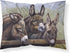 Caroline's Treasures BDBA0235PILLOWCASE Donkeys by Daphne Baxter Fabric Standard Pillowcase, Super Soft, Easy Care