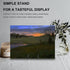 3 Pack 6 Inch Plate Stands, Metal Frame Holder for Book Display, Easels for Signs, Cookbook, Picture Stands