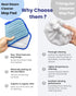 3+3 Steam Cleaner Accessories Compatible with Dupray Steam Cleaner, Triangle Microfiber Bonnet for Neat Steam Cleaner