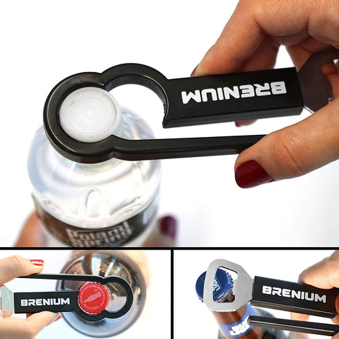 Multifunctional Bottle Opener for Water and Beer Bottles, Twist-Off for Weak Hands, Seniors, Rheumatoid Arthritis