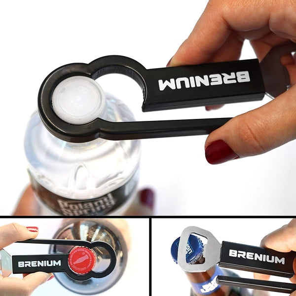 Multifunctional Bottle Opener for Water and Beer Bottles, Twist-Off for Weak Hands, Seniors, Rheumatoid Arthritis