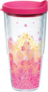 Tervis Yoga Lotus Flower Double Walled Insulated Tumbler, 24oz Travel Cup, Keeps Drinks Cold & Hot