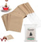 100Pcs Disposable Tea Bags for Loose Leaf Tea, Empty Unbleached Filter Bags with Drawstring, 100% Natural Wood Pulp