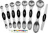 Spring Chef Stainless Steel Magnetic Measuring Spoons Set with Strong N45 Magnets, Heavy Duty Kitchen Gadgets, Set of 8
