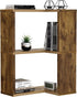 3-Tier Floating Corner Shelf, Floating Shelf for Wall, Floating Book Shelf for Living Room, Bedroom, Bathroom, Home