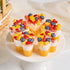 50 Pack 5 oz TOFLEN Heart Shaped Dessert Cups with Lids and Spoons, Mini Plastic Shooter Cups for Parfait, Pudding