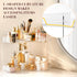Maluoliao 2-Tier Counter 2 Corner Bathroom Organizer, Large Makeup Organizer For Vanity, Skincare Perfume Organizers