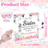4.73.8 inch, Sister Birthday Gifts, Mothers Day Gifts for Sister - Acrylic Puzzle Piece Plaque Sister Gifts from