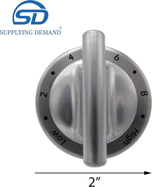 Supplying Demand 74011493 Electric Range Control Knob Replacement, Part #7737P395-60