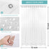 Mrs Awesome Extra Long Shower Curtain Liner, 72 x 84 inch, Clear PEVA 8G Heavy Duty Waterproof