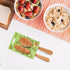 Talisman Designs Laser Etched Beechwood Jam & Spoon Set, Woodland Design, Decorative Kitchen Tool