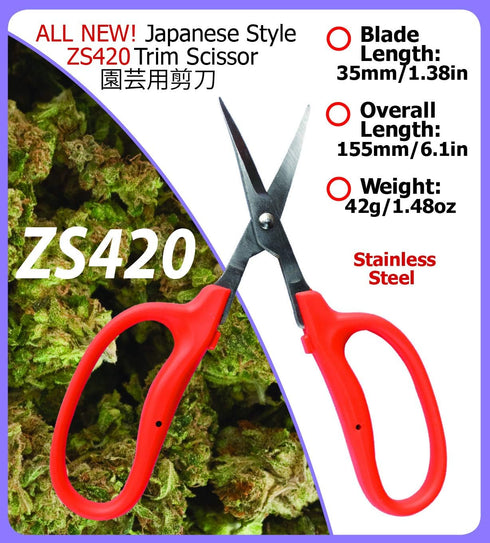 Zenport Industries ZS420 Curved Scissors, Orange
