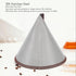 Pour Over Coffee Dripper, Reusable Cone Shape Filter, Stainless Steel Paperless Mesh for Up to 2 Cups, Home Kitchen
