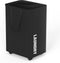 Simple Houseware Laundry Basket Hamper with Wheels, 13"L x 16"W x 24"H (82 Liters), Black